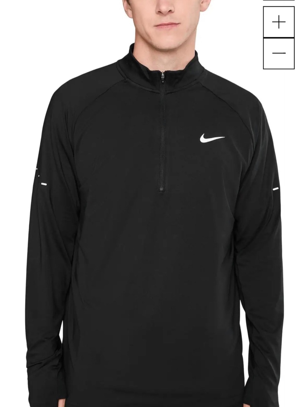 SALE‼️Nike Dri Fit Black 1/4 Zip Running Pullover